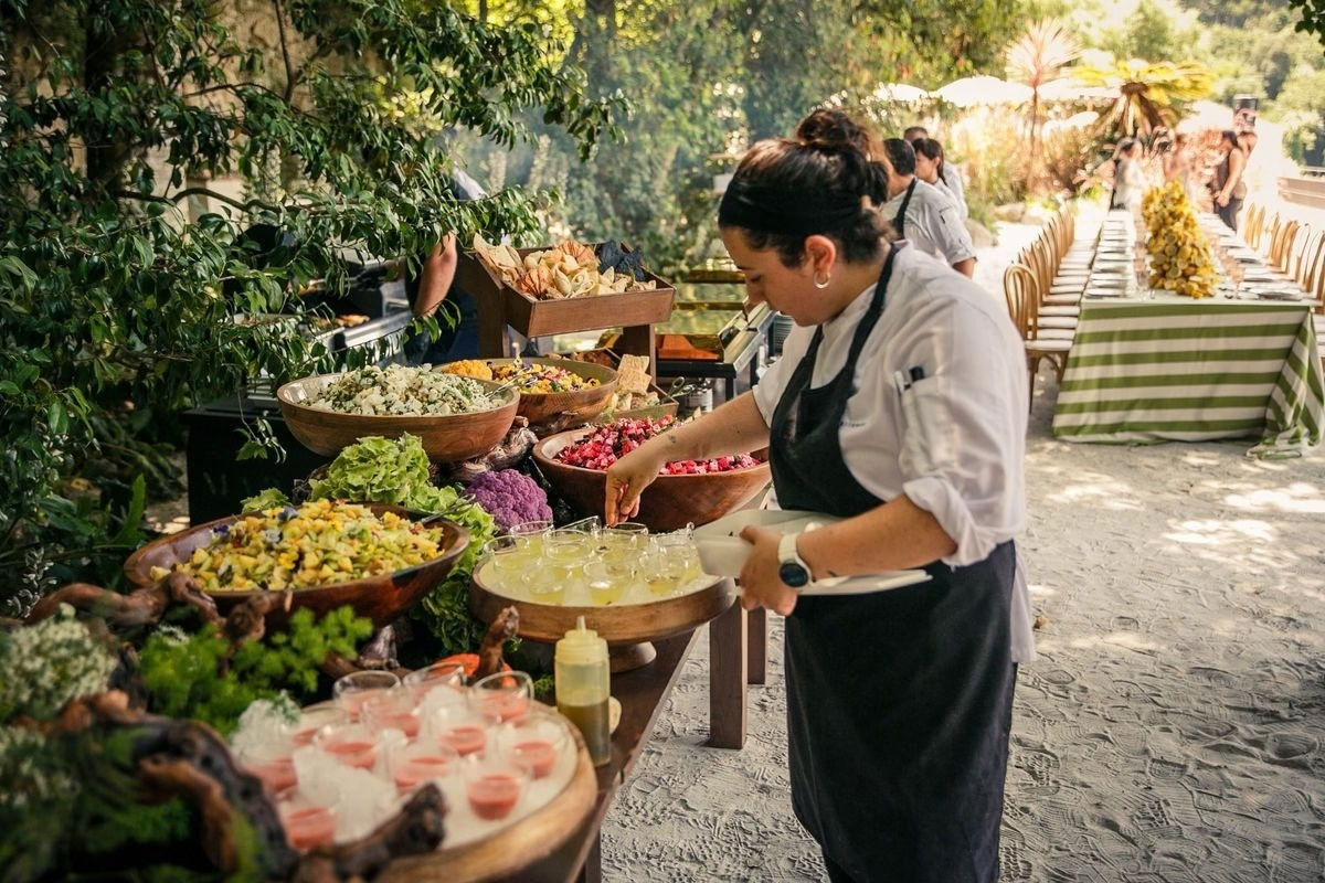 Chef Pascal Torres at the pass