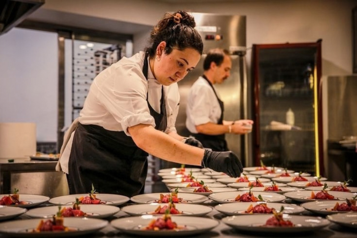 Plated signature dish